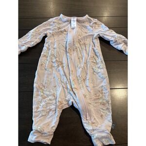 Modern Moments by Gerber Baby Girl Floral Zip Front Sleep and Play Pink 3-6M